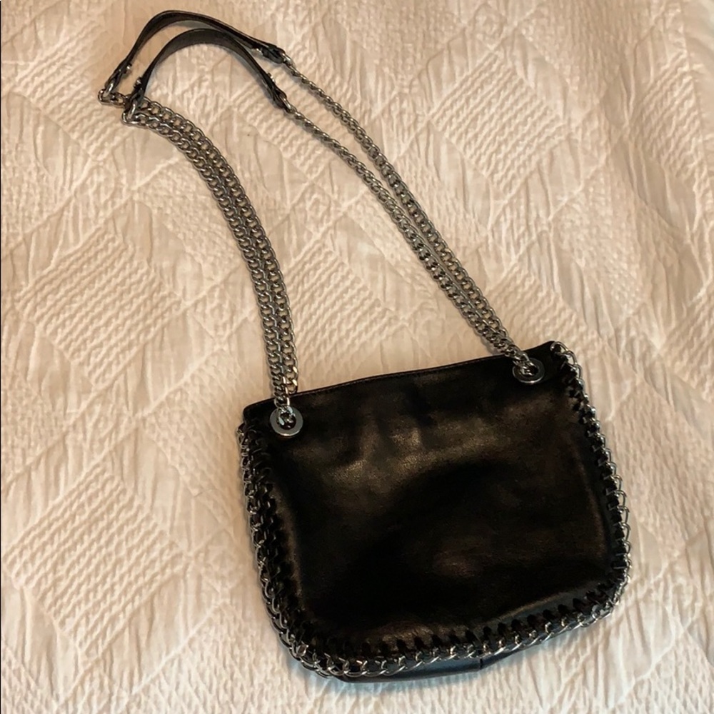 Black leather MK bag - wear several different ways